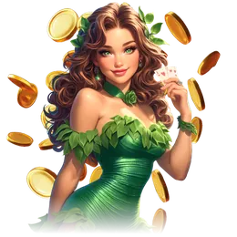 Феята на Verde Casino с карти и монети